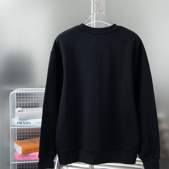 Loewe classic large logo embroidered crew neck sweatshirt - Picture 7 of 7